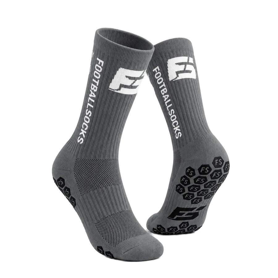 Footballsocks Grip-Socken Grau