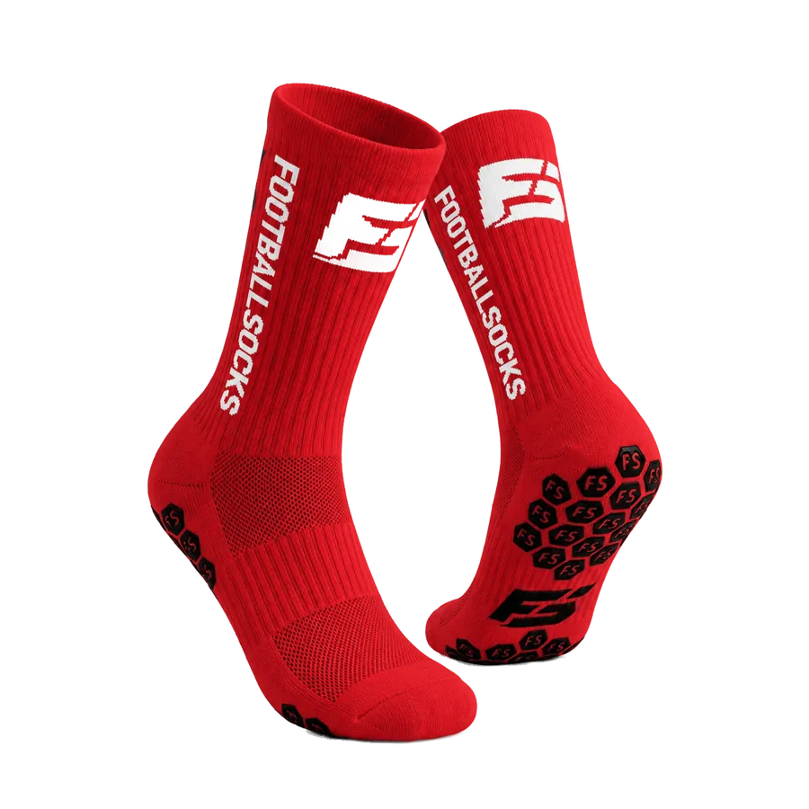 Footballsocks Grip-Socken Rot