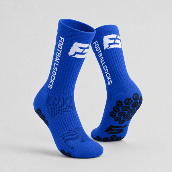 Premium Footballsocks (Blau) Größe 38-46