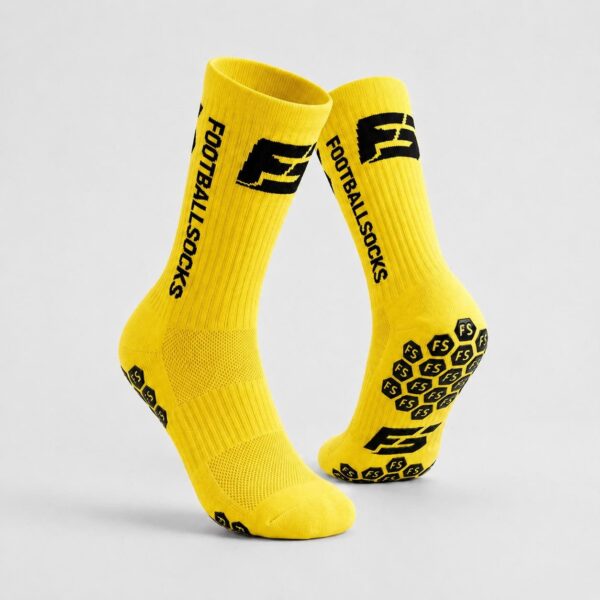 Premium Footballsocks (Gelb) Größe 38-46
