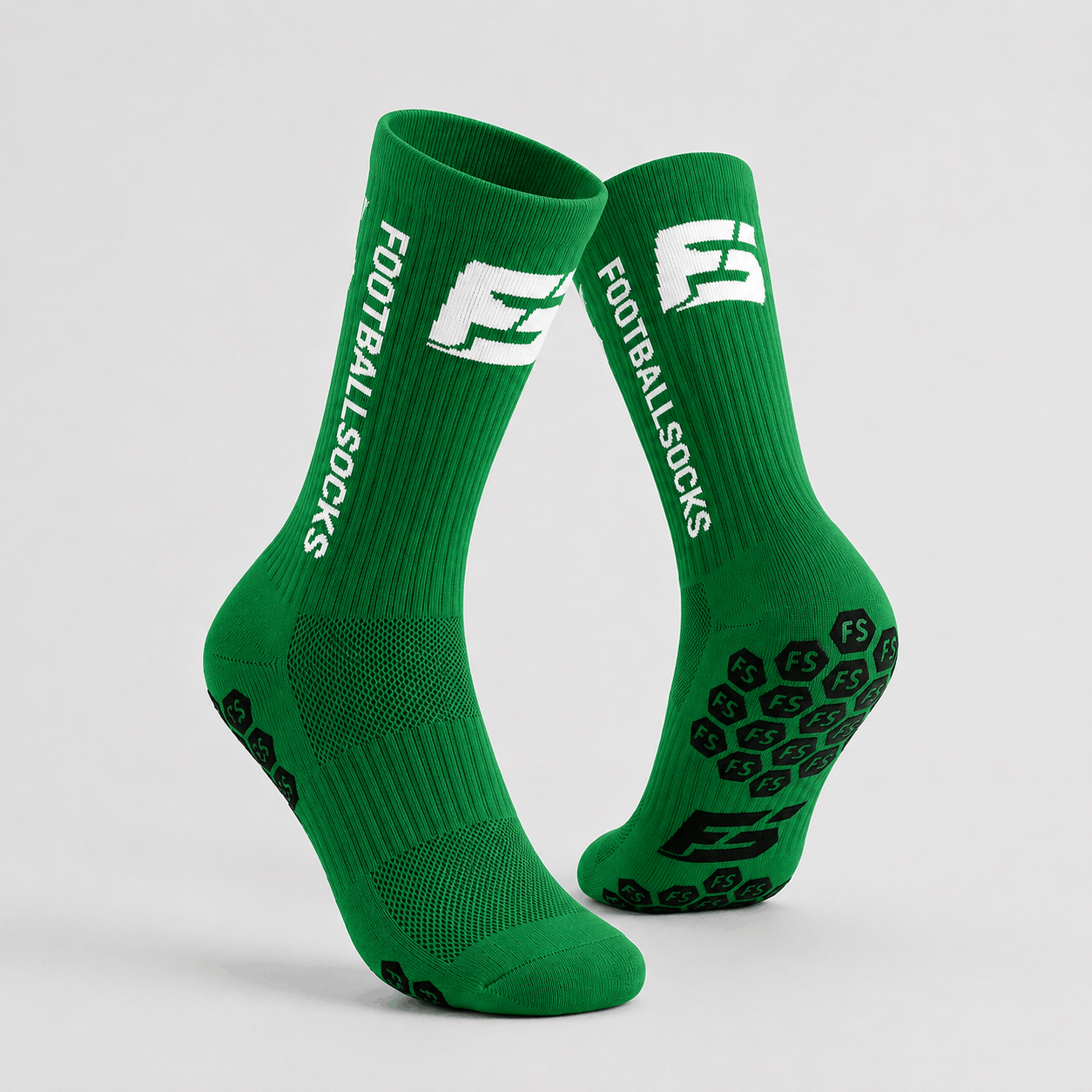 Premium Footballsocks (Grün) Größe 38-46
