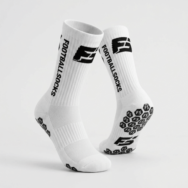 Premium Footballsocks (Weiß) Größe 38-46