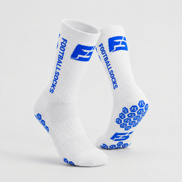 Special Footballsocks (Weiss+Blau) Größe 38-46