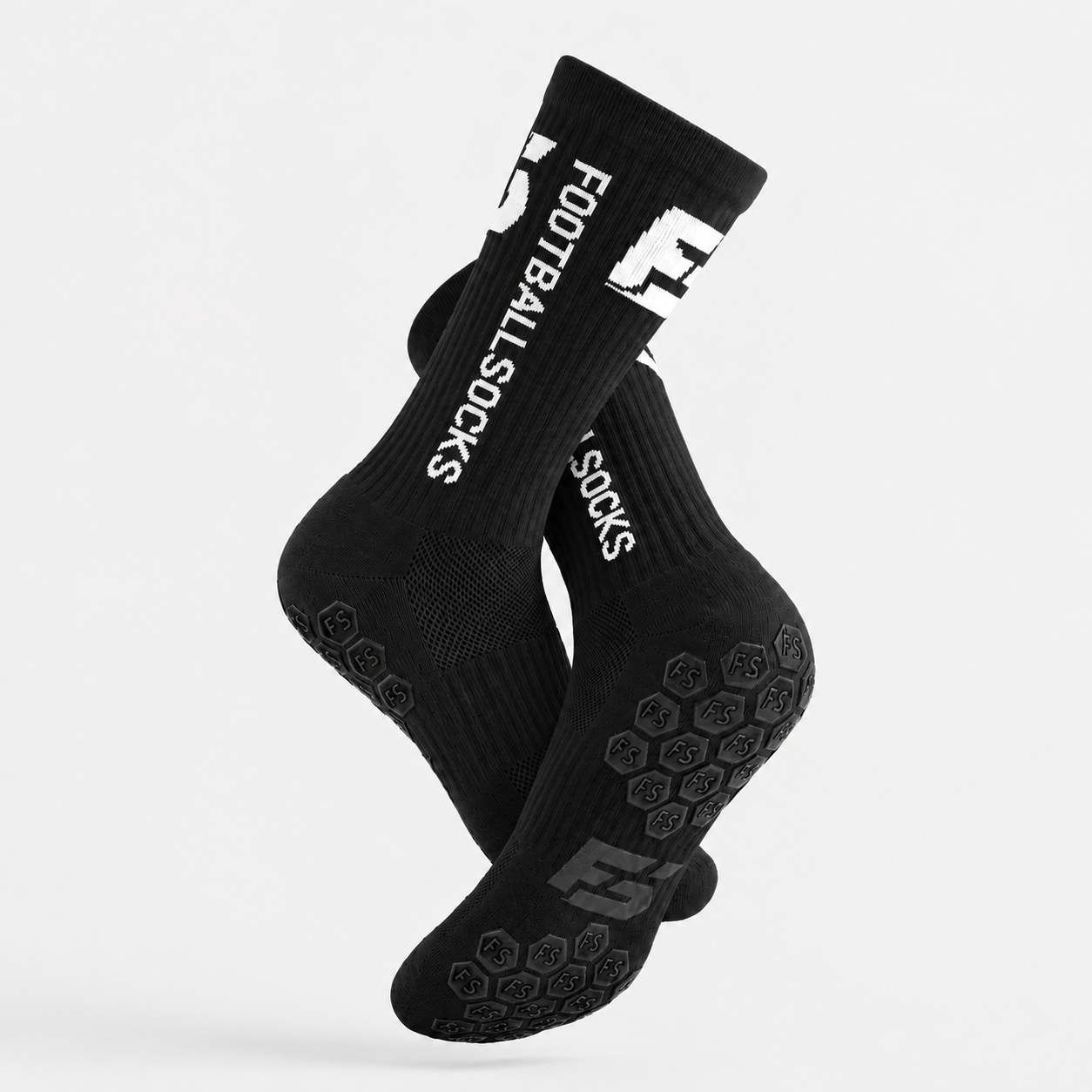 Premium Footballsocks (Schwarz) Größe 38-46 – Bild 2