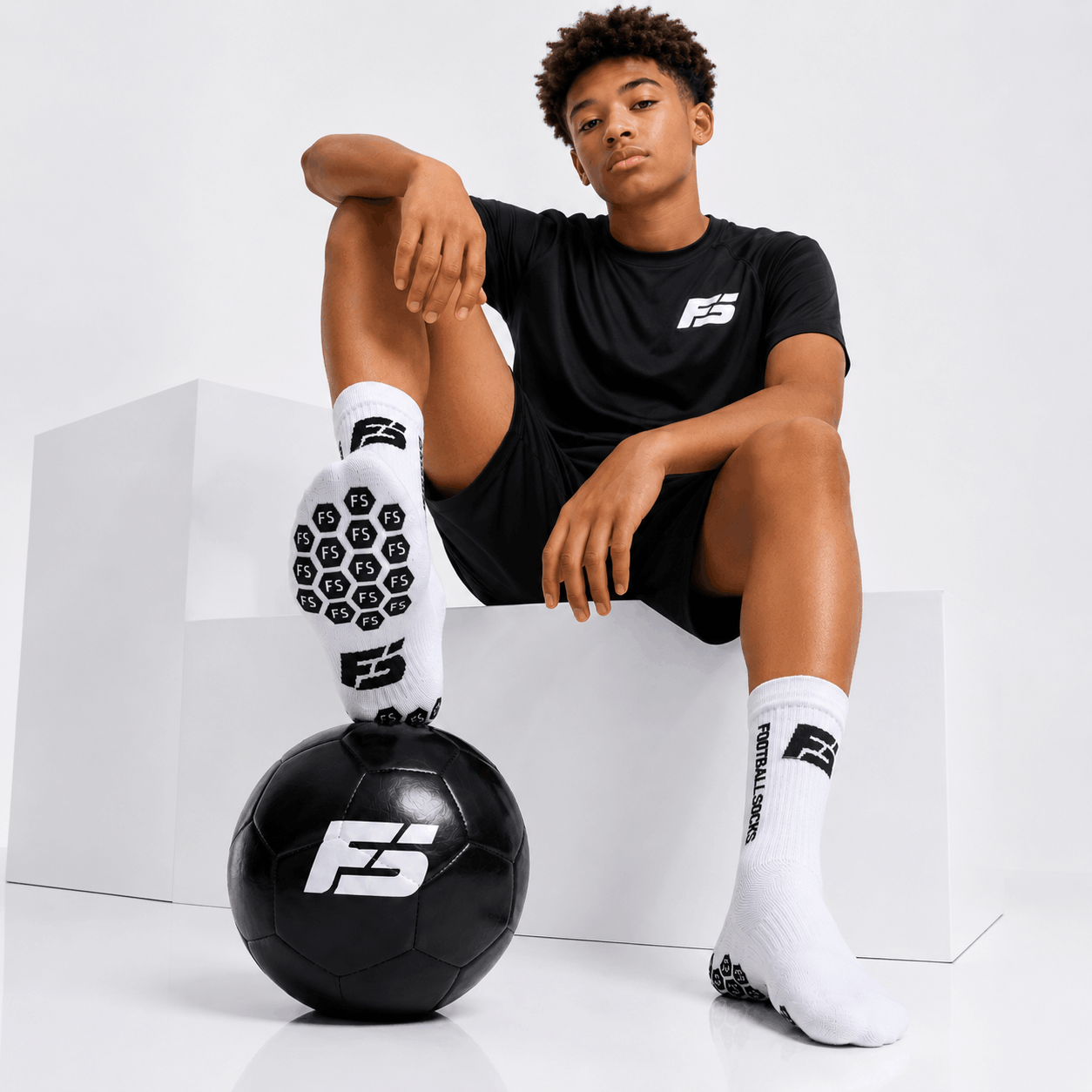 Premium Kids Footballsocks (Weiß) Größe 32-38 – Bild 4