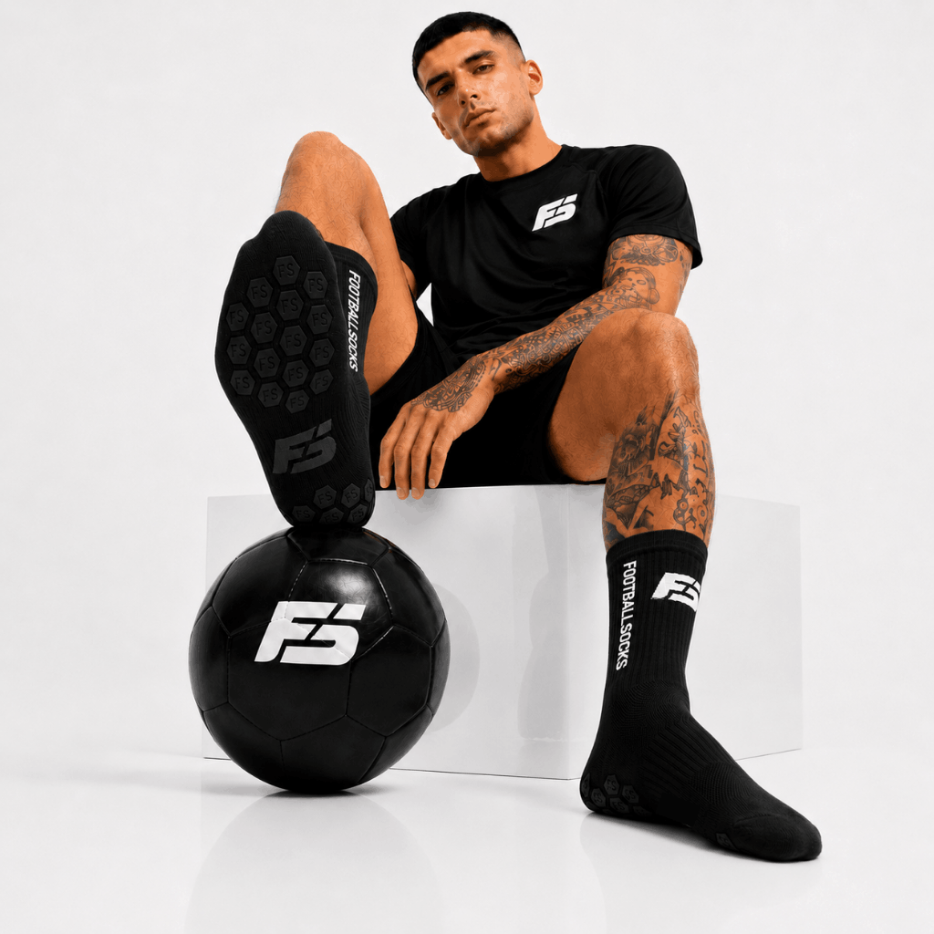 Premium Footballsocks (Schwarz) Größe 38-46 – Bild 4