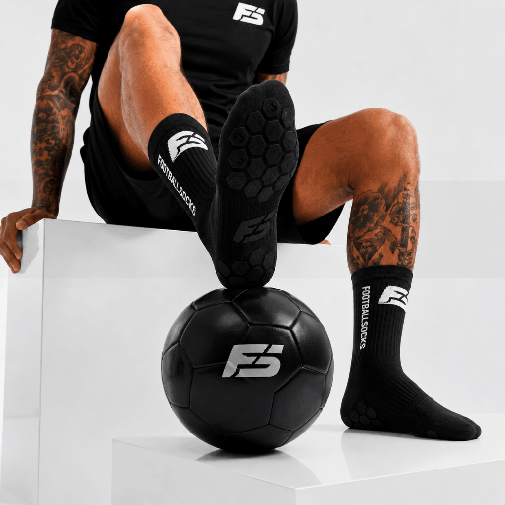 Premium Footballsocks (Schwarz) Größe 38-46 – Bild 3