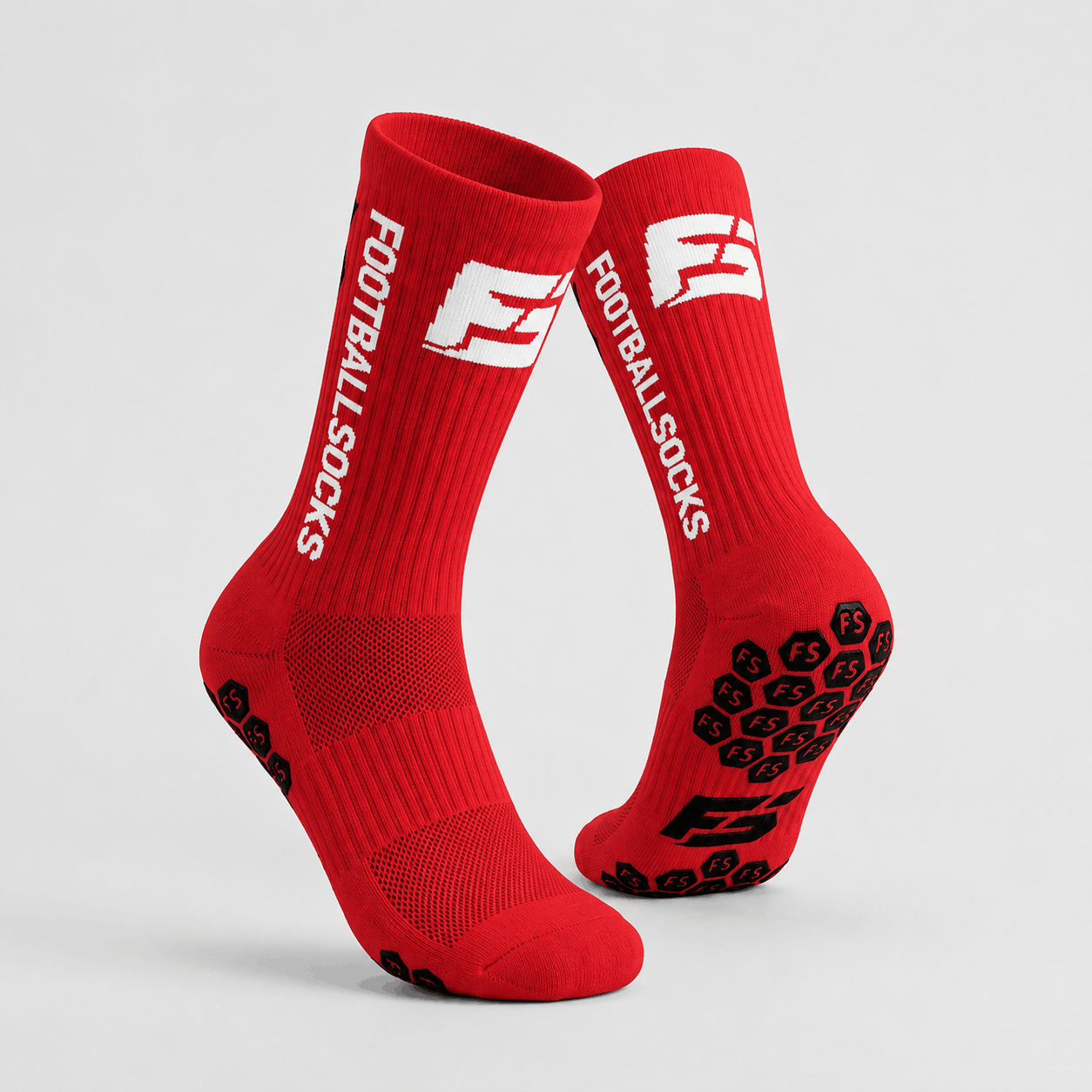 Premium Kids Footballsocks (Rot) Größe 32-38