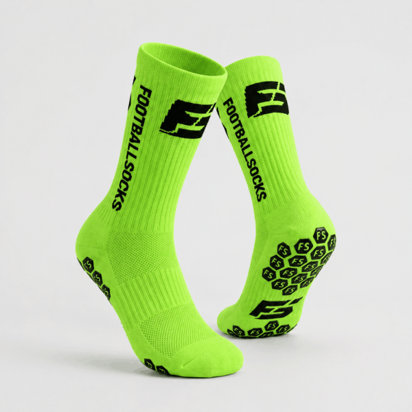 Premium Footballsocks (Neongelb) Größe 38-46