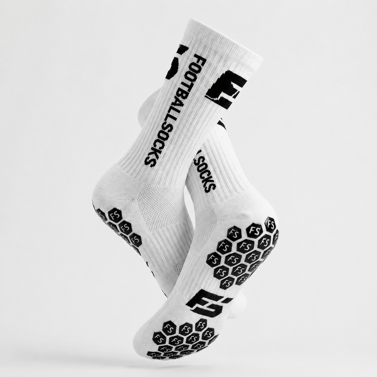 Premium Footballsocks (Weiß) Größe 38-46 – Bild 2